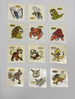 ポケモンパンシール　イーブイ他　12枚　まとめ売り