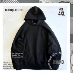 完売 4XL UNIQLO:C オーバーサイズ　プルオーバー スウェットパーカー