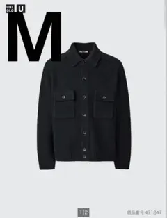 【UNIQLO完売品✨️】ラムニットジャケット ブラック