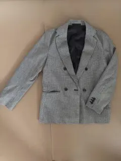 ユニクロ ジャケット 千鳥柄