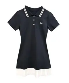 RoseMuse ロゼミューズ pleats polo one-piece - メルカリ