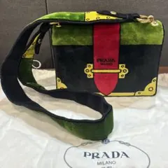 希少✨️プラダ 長財布 折り財布 カイエ ベルベット チェーン 