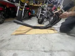 トリプルA] レース管 ブラック ショート管70Π鉄 Z1/ Z2マフラー - メルカリ