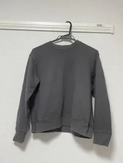 無印良品 チャコール クルーネック トレーナー S