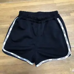 とっても美品　ANAP GIRL ハーフパンツ　ブラック S 150