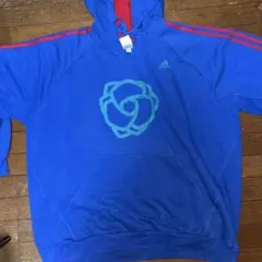 adidas 青 3XL パーカー