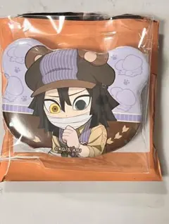 鬼滅の刃 実りの秋まつり 伊黒小芭内 くま缶バッジ A