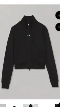 【美品】courreges paris クレージュ　ジャージ　黒のサムネイル
