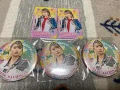 仮面ライダーガヴ 缶バッジ 甘根幸果　アクリルカードスタンド　5点セット