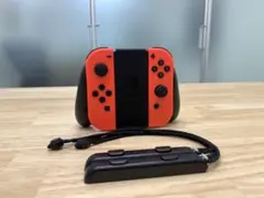 【ほぼ新品】Switch Joy-Con 純正品 ネオンレッド おまけ付き