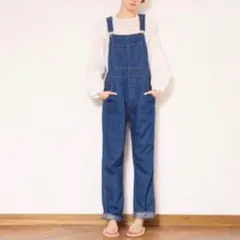 美品【HOLIDAY】DENIM OVERALL デニムオーバーオール 日本製