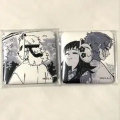 鬼滅の刃 ufotable ダイニング くじ スクエア缶バッジ 錆兎　真菰