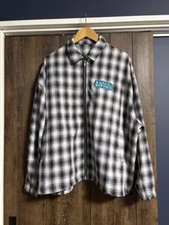 centimeter センチメーター チェック ジップシャツ L 未使用新品