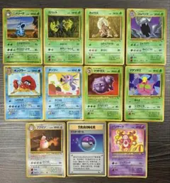 ポケモンカード 旧裏 拡張シート カラカラ ガラガラ 3枚セット 光沢