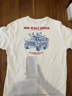 限定展開 シーウルフダイナー 別注 ビッグシルエット バックプリントTシャツ