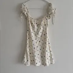 ZARA◆ミニワンピース◆フラワープリント