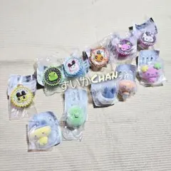 ① capsule flockies たまごっち 手作りおやつチャーム ガチャ