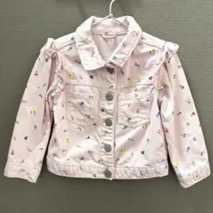 ベビーギャップ ギャップ 花柄 長袖 フリル ジャケット ピンク 100