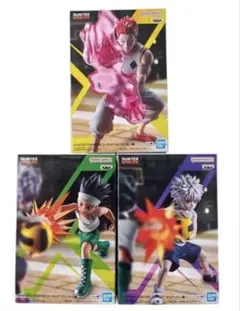 HUNTER×HUNTERフィギュア ゴン キルア ヒソカ G.I.編 セット