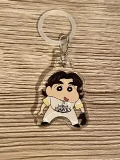 ソフトバンクホークス クレヨンしんちゃん コラボ アクリルチャーム 川瀬晃