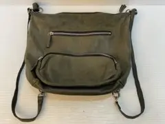 MARNI 2way レザー バッグパック シルバー金具 グリーンのサムネイル