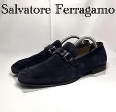 Salvatore Ferragamo ネイビー ローファー