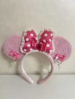 東京ディズニーリゾート ミニー カチューシャ ピンク