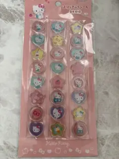 正規品　Sanrio　おはじきふうシール　ハローキティ