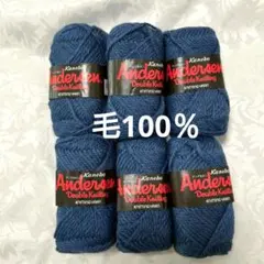 カネボウ毛糸 アンデルセン ダブルニッティング 6玉