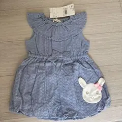 クーラクール　ワンピース　うさぎ　90