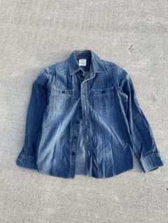 00s OLD UNIQLO デニムシャツ y2k アメカジ シティボーイ 秋冬