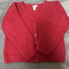 L.L.Bean カーディガン　レッド