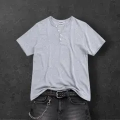 Thermal Waffle Henley Neck T-Shirtのサムネイル