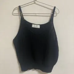 GALLARDAGALANTE 黒 ニットタンクトップ
