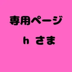 h 様　専用ページ 3セット