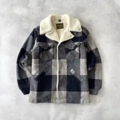 N.Hollywood Wrangler ランチジャケット チェック ボア M