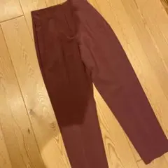 【値下げ】ZARA ボルドー　レディース　ボトムス　スラックス　パンツ S XS