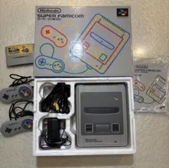 任天堂スーパーファミコン 本体 コントローラー2個セット マリオカート付き