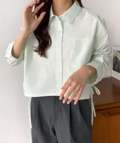 callautia サイドギャザーショートシャツのサムネイル
