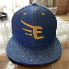 Majestic Eロゴ デニムキャップ スナップバック