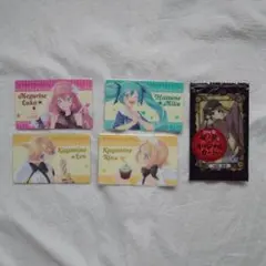 初音ミク・鏡音レン・鏡音リン・巡音ルカ ファン証明カード4枚+オマケセット