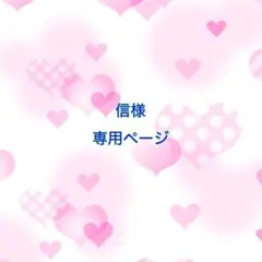 信様 専用ページ