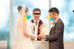 ベール　ミディアム　ウェディング