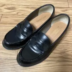 HARVAR 黒ローファー　24.5cm