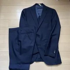 ザスーツカンパニー　スーツ（ネイビー）上下セット