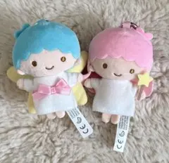 サンリオ キキララ リトルツインスターズミニマスコットキー ホルダーカラビナ付き