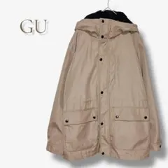 GU 3WAY マウンテン パーカー 中綿 ベスト 脱着 ジャケット a1033