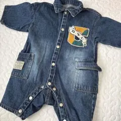 デニムロンパース/BREEZE/70サイズ