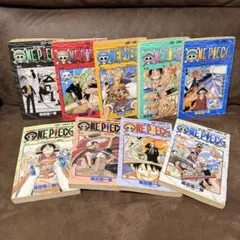 ONE PIECE ワンピース 2巻 3巻など 初版 9冊 セット