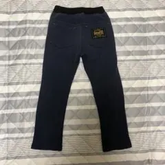 男の子　あったかパンツ　裏起毛　ネイビー　110